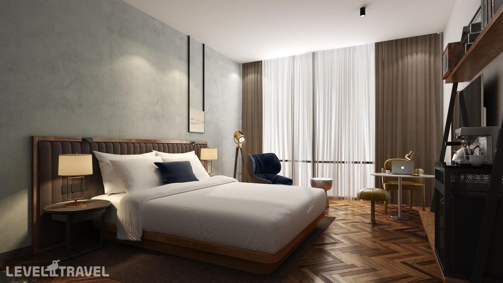 фотографии номера Стандартный номер отеля Doubletree By Hilton Dubai M Square Hotel & Residences в ОАЭ(Бар Дубай) - фото №1