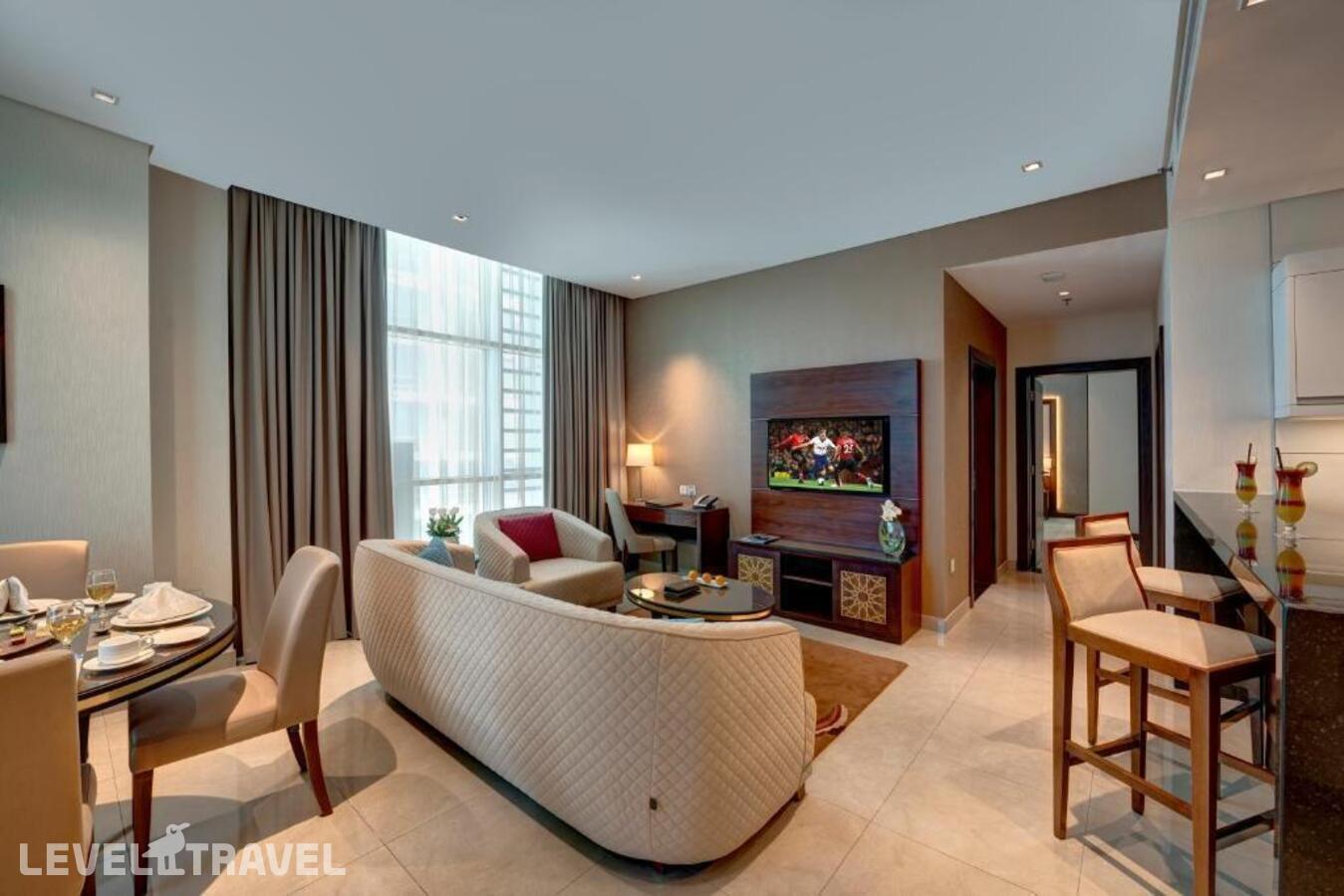 Апартаменты с 2 комнатами with canal view and Burj Khalifa view — фото 6