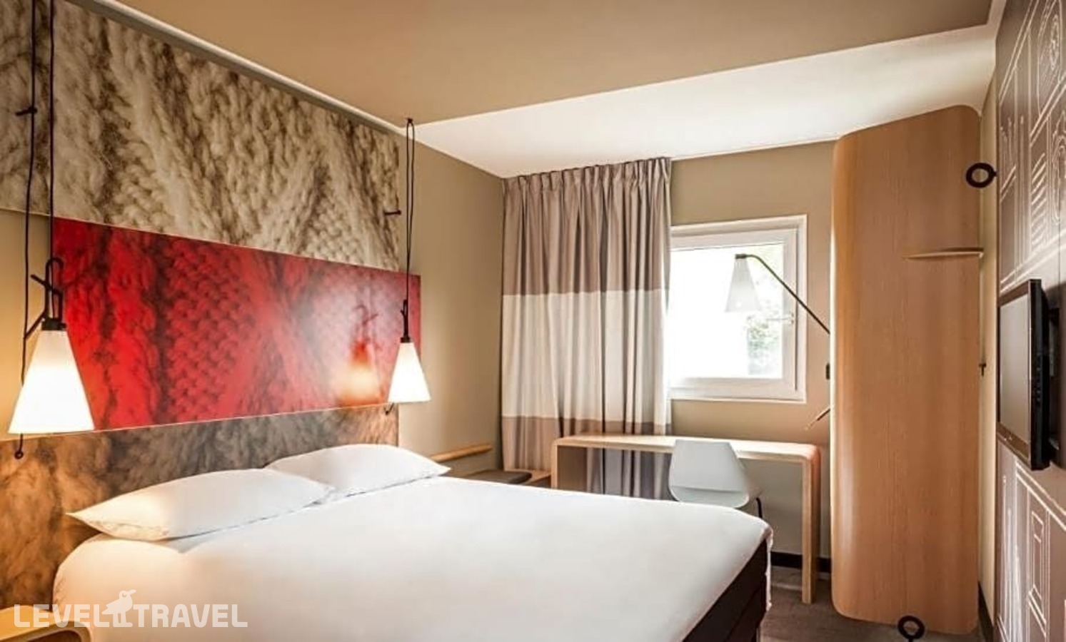 фотографии номера Стандартный с видом на сад (две односпальные кровати) отеля Hotel Ibis Marrakech Centre Gare в Марокко(Марракеш) - фото №8