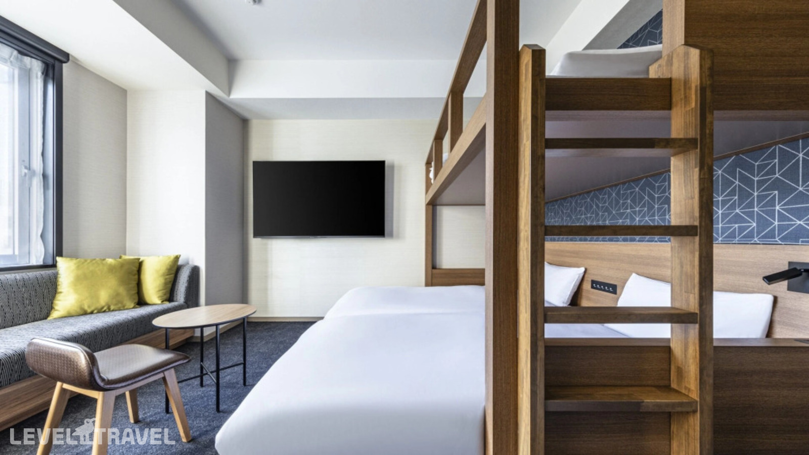 фотографии номера Трёхместный номер 2 Single Beds + 1 Loft Bed отеля The B Akasaka-Mitsuke в Япония(Токио) - фото №2
