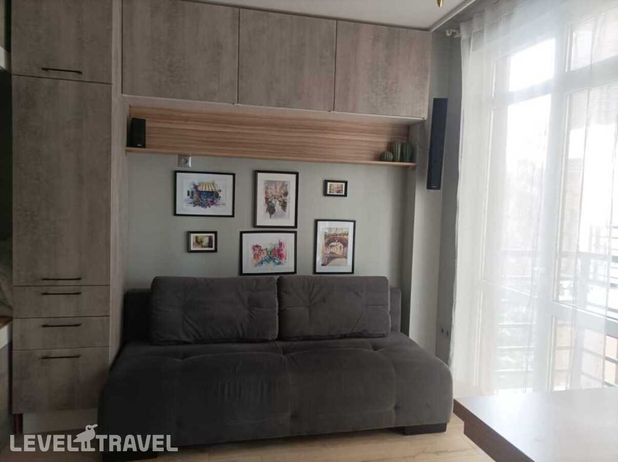 Пятиместные апартаменты с балконом и рядом с пляжем — фото 12