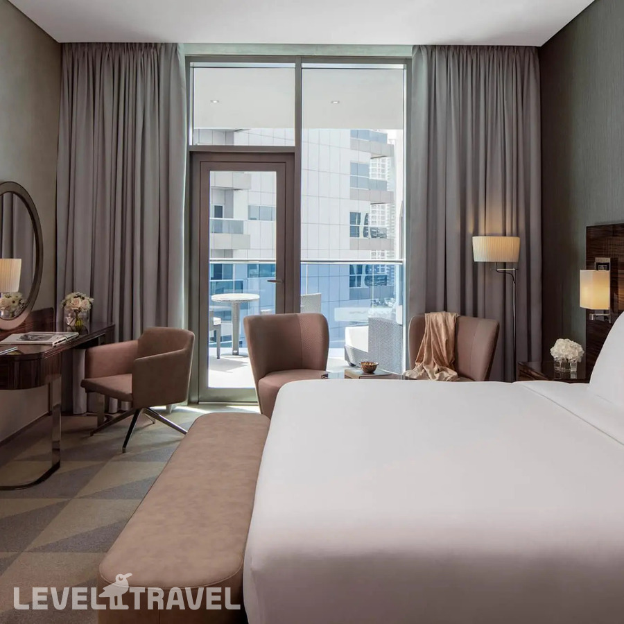 фотографии номера Люкс Платинум отеля Hyde Hotel Dubai в ОАЭ(Бизнес Бей) - фото №1