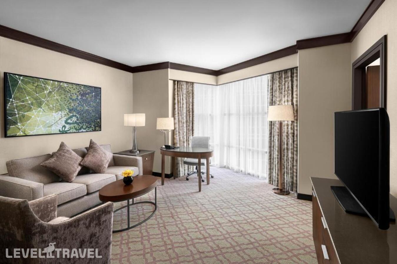 фотографии номера Четырёхместный люкс с видом на Харам Presidential отеля Doubletree By Hilton Makkah Jabal Omar в Саудовская Аравия(Мекка) - фото №7