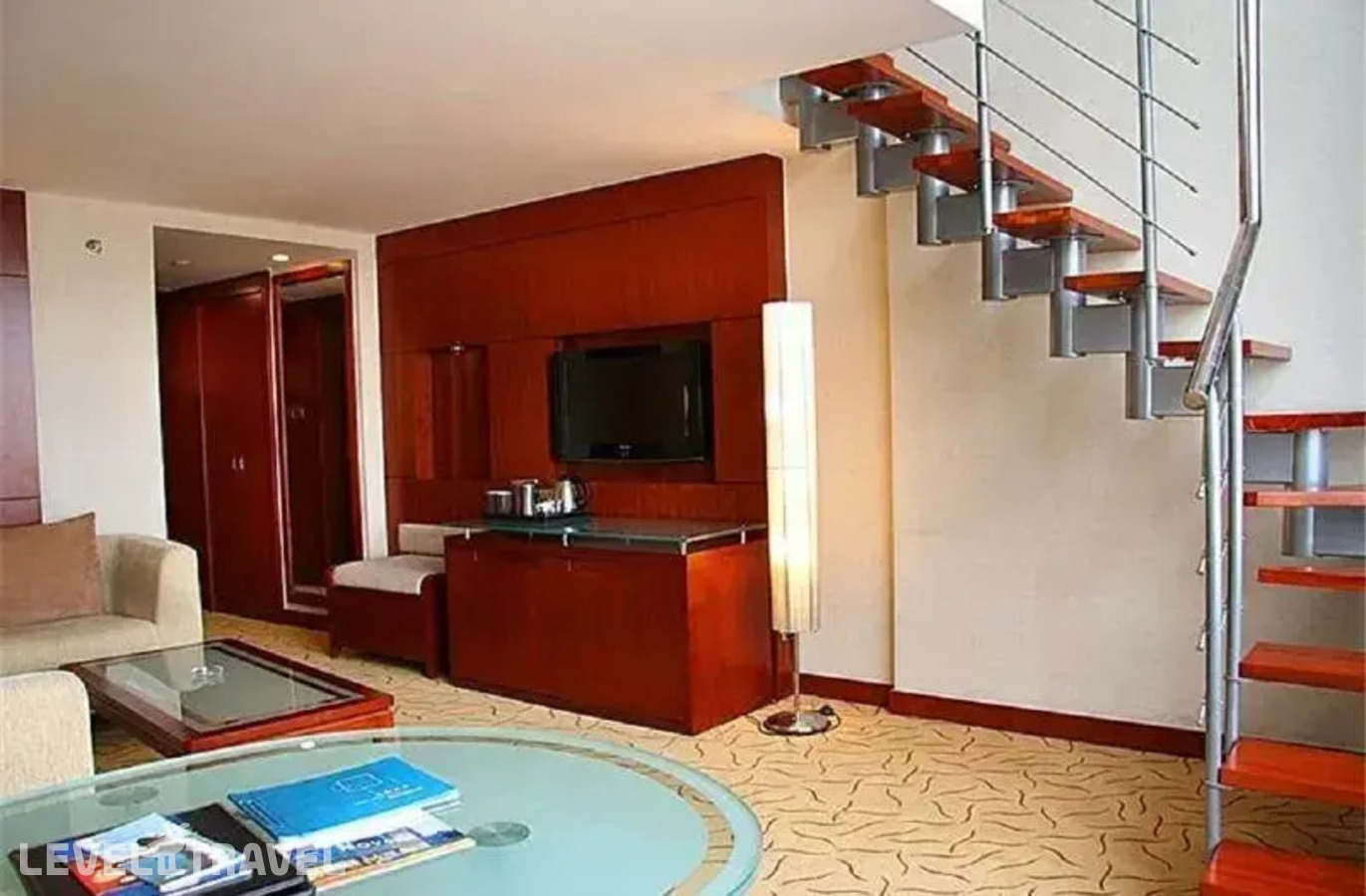 фотографии номера Двухместный люкс Executive Multi-Level двуспальная кровать отеля Ariva Beijing West Hotel & Serviced Apartment в Китай(Пекин) - фото №1
