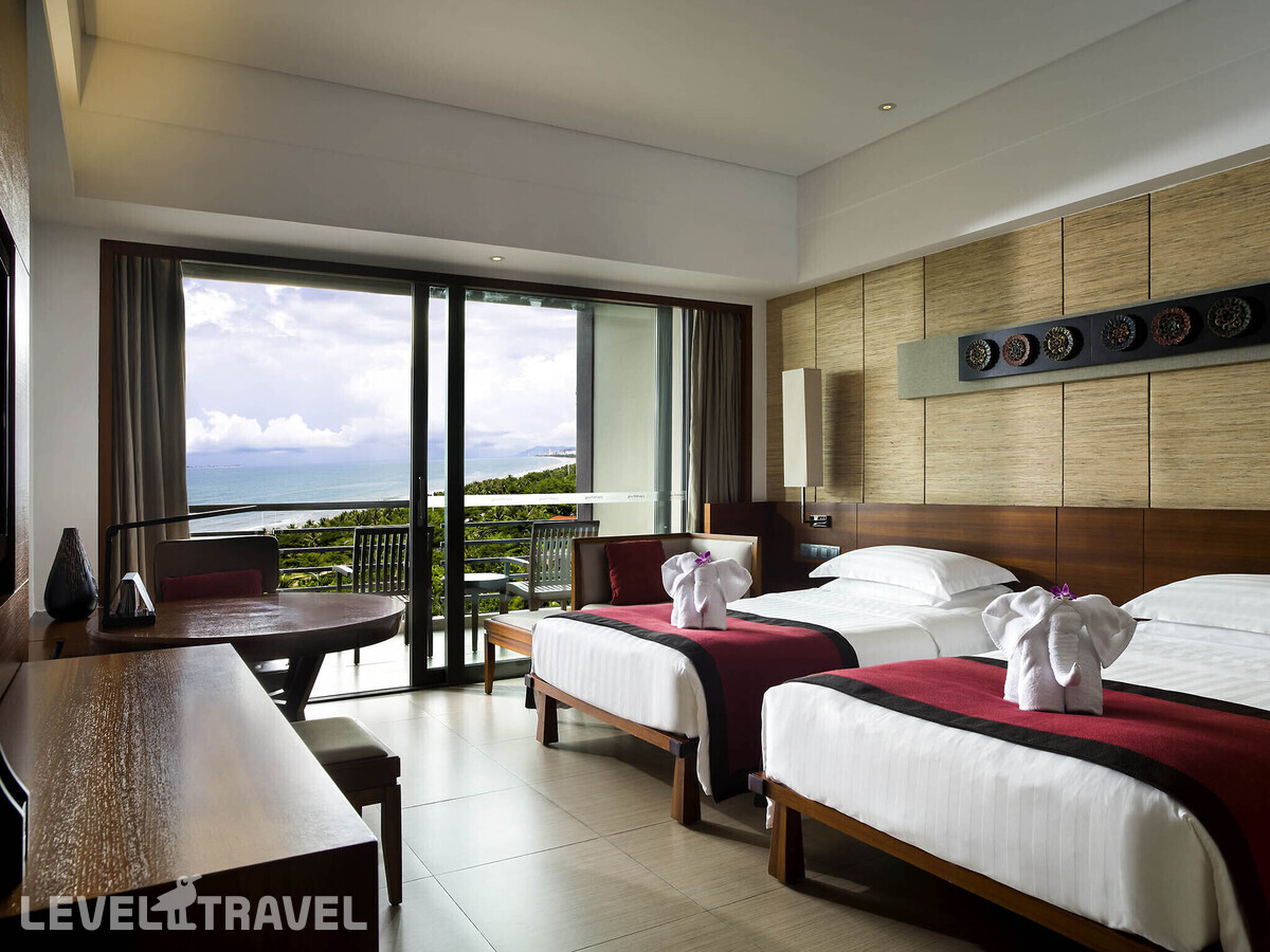 фотографии номера Делюкс с видом на океан (две односпальные кровати) отеля Pullman Oceanview Sanya Bay Resort & Spa в Китай(Санья) - фото №2