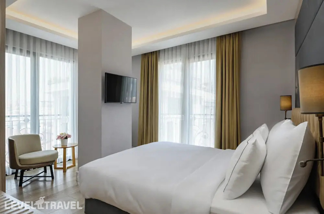 фотографии номера Двухместный номер Corner двуспальная кровать отеля Febor İstanbul Bomonti Hotel & Spa в Турция(Бомонти) - фото №5