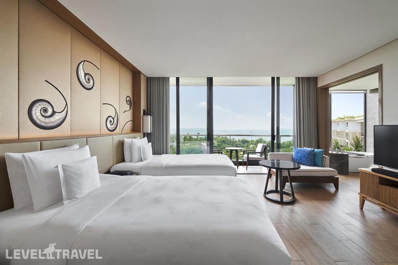 фотографии номера Классический с видом на океан (две односпальные кровати) отеля Intercontinental Phu Quoc Long Beach Resort в Вьетнам(Фукуок) - фото №1
