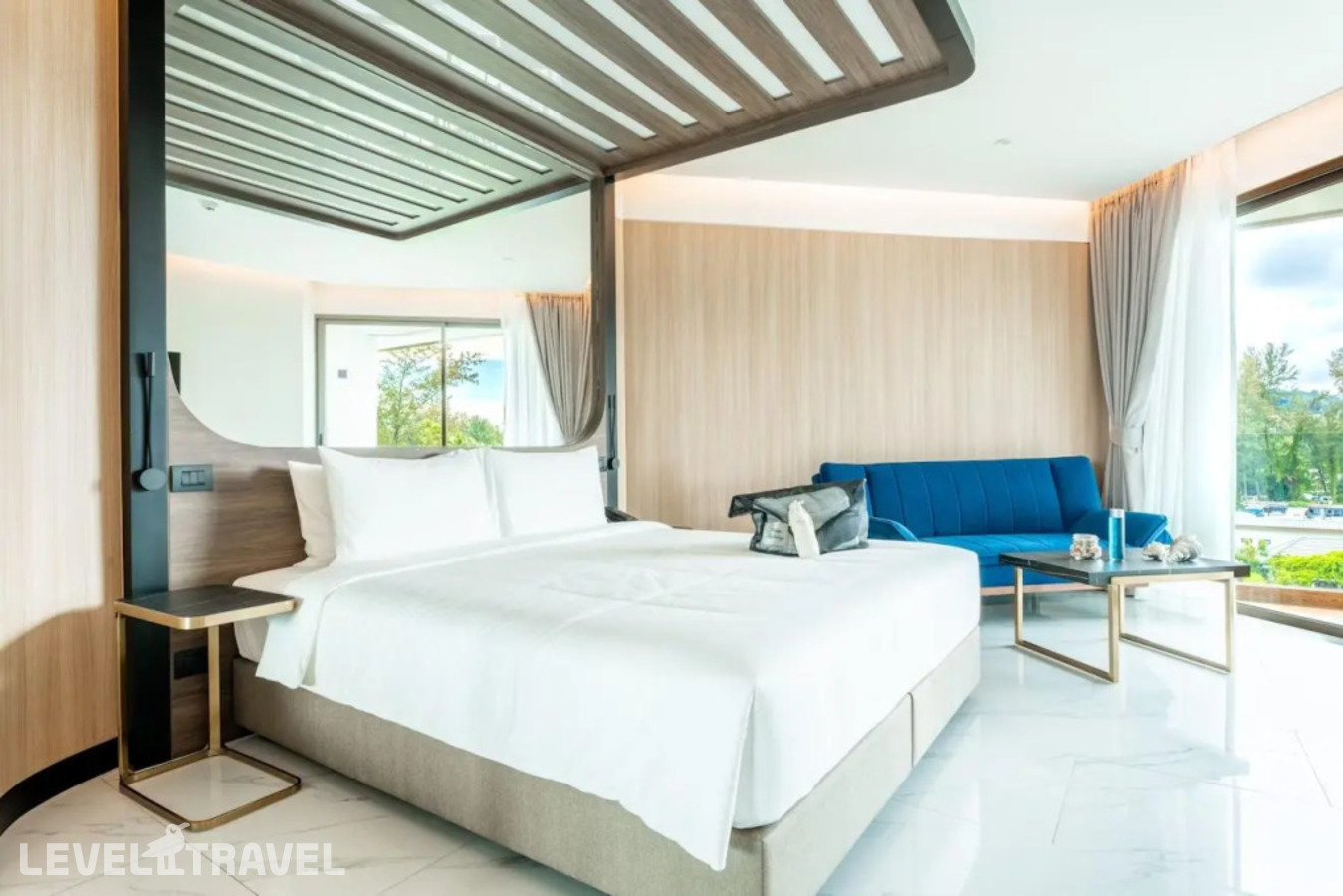 Двухместный номер Wellness Deluxe двуспальная кровать — фото 1