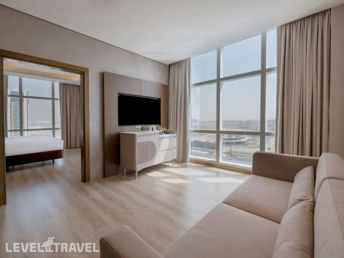 Двухместный люкс Deluxe Panoramic с видом на город двуспальная кровать — фото 4