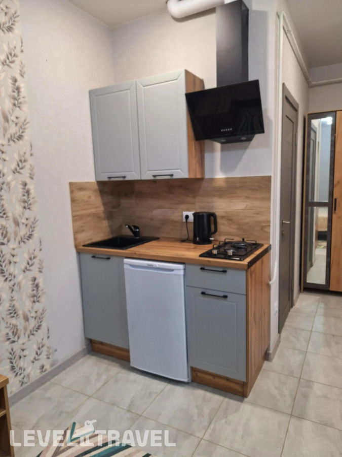 Двухместная студия Premium с красивым видом из окна двуспальная кровать — фото 8
