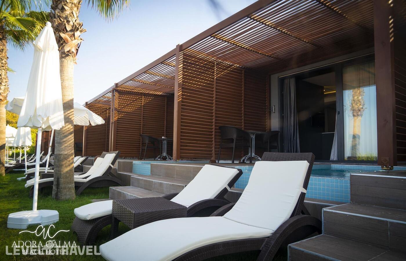 фотографии номера Номер Romantic с частным бассейном отеля Adora Calma Beach Hotel (Adults Only 16+) в Турция(Кызылот) - фото №3