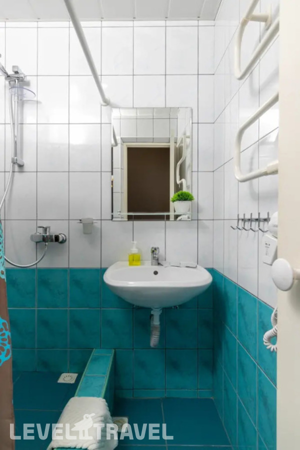 Двухместные апартаменты Comfort с видом на город двуспальная кровать — фото 7