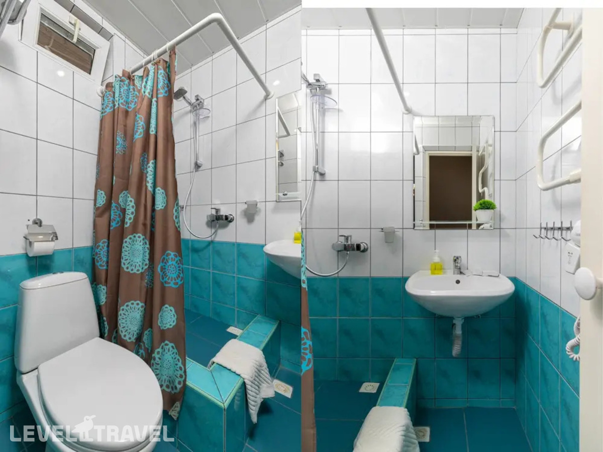 Двухместные апартаменты Comfort с видом на город двуспальная кровать — фото 5