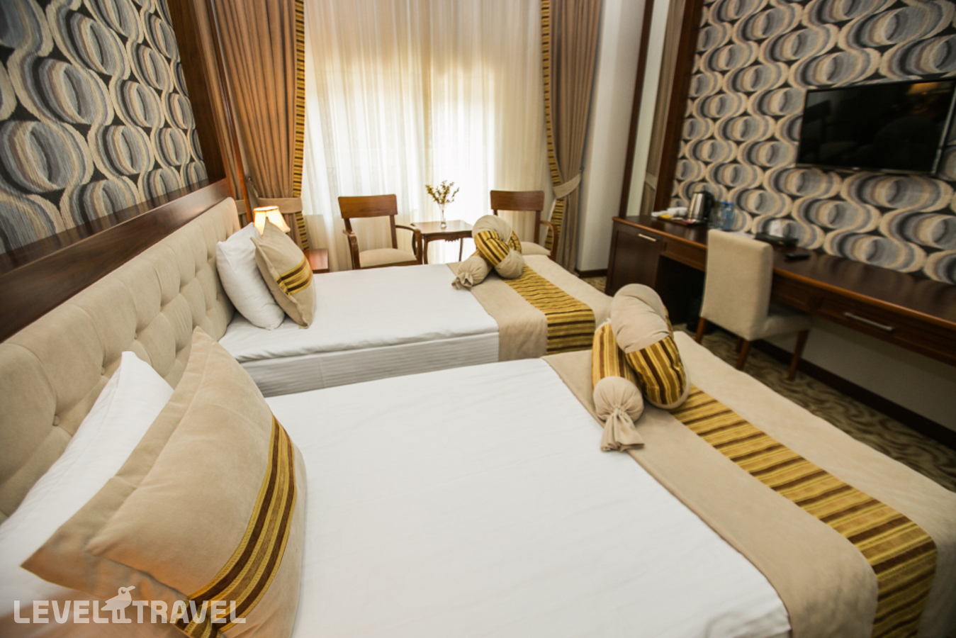 фотографии номера Стандартный (две односпальные кровати) отеля Atlas Hotel в Азербайджан(Баку) - фото №2