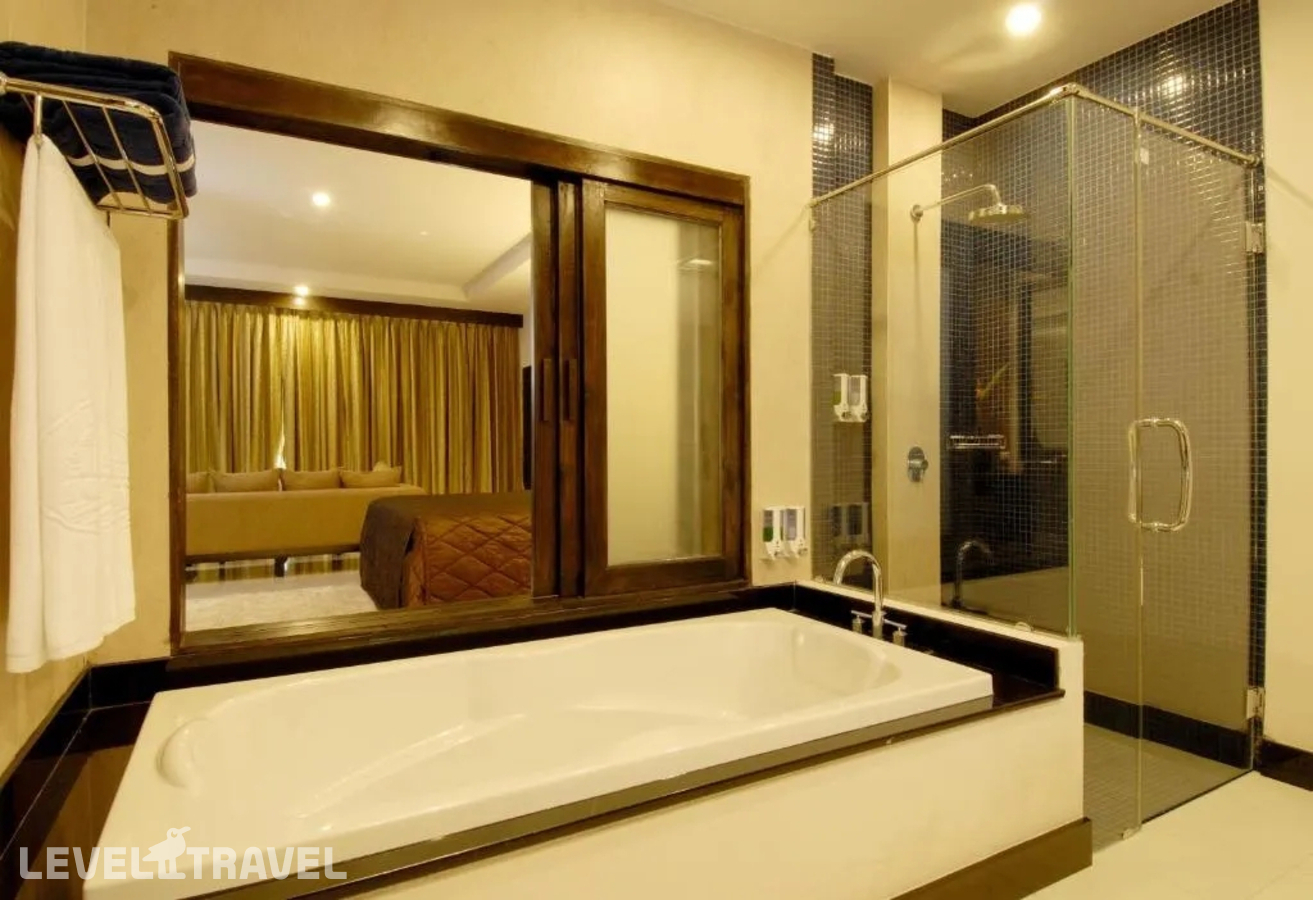 Двухместный номер с доступом к бассейну Grand Deluxe двуспальная кровать — фото 2