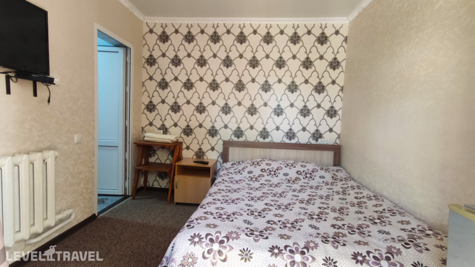 Двухместный номер Comfort с балконом и с красивым видом из окна двуспальная кровать