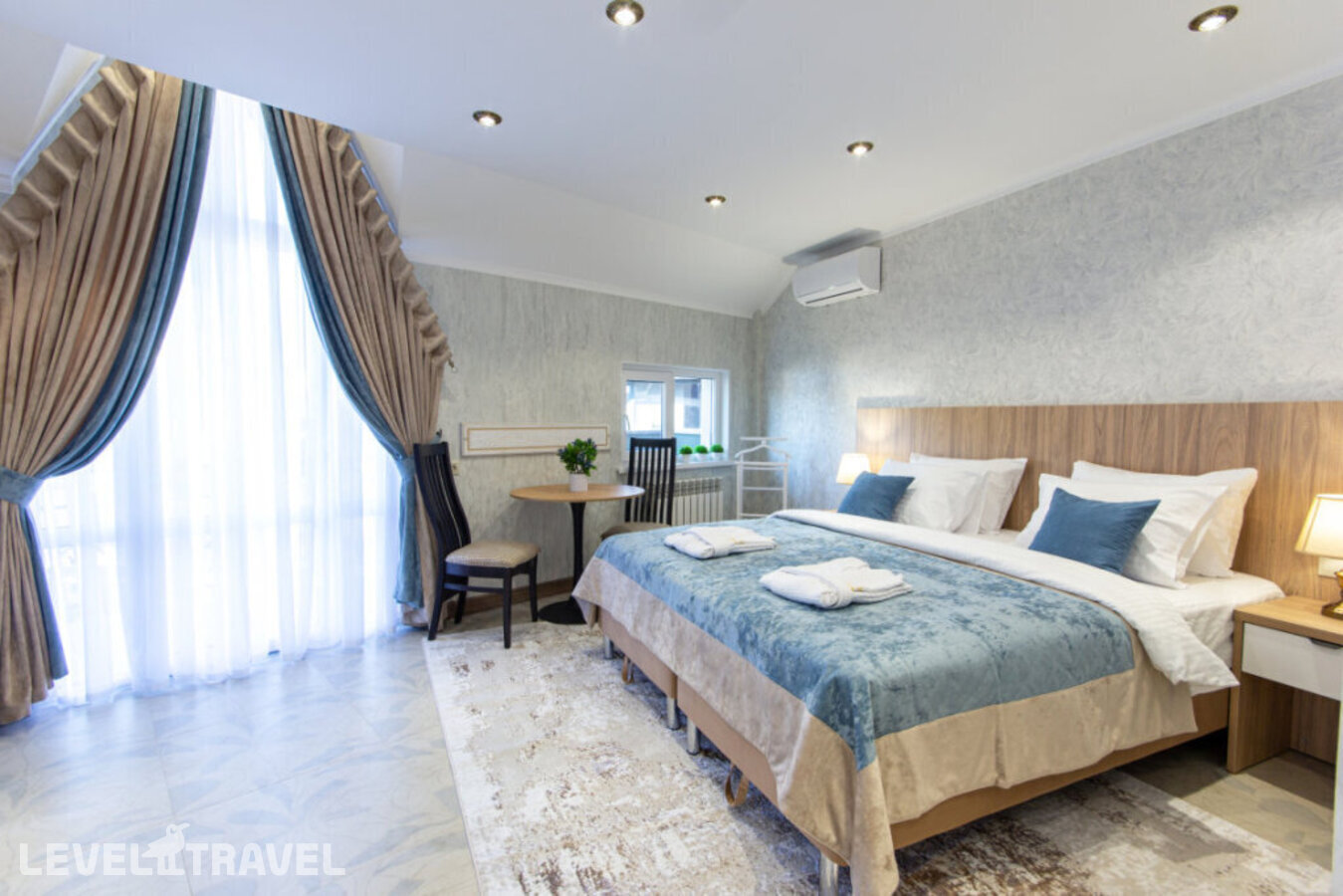 Двухместные апартаменты Comfort с балконом и рядом с пляжем двуспальная кровать — фото 1