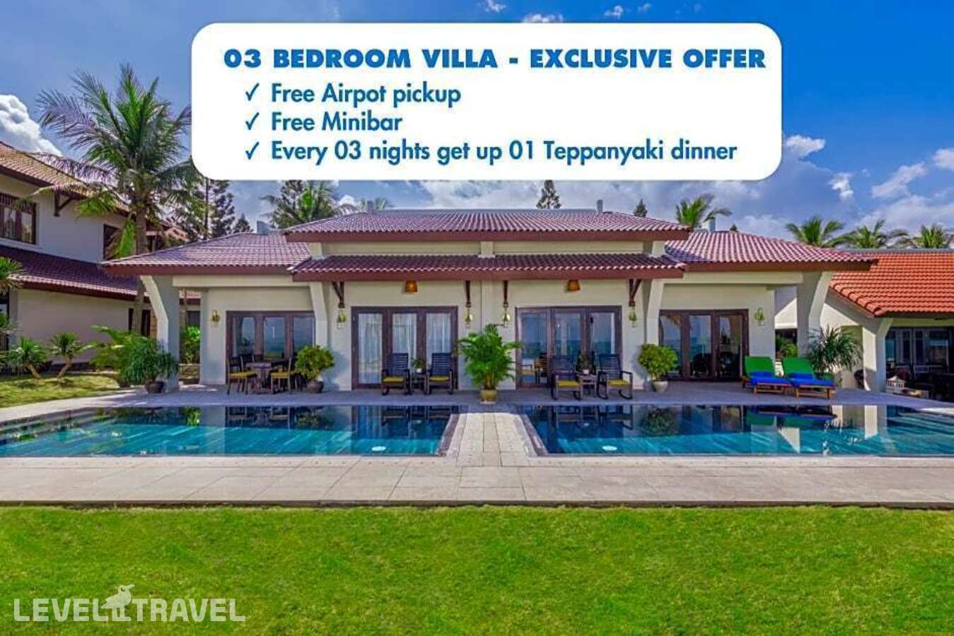 фотографии номера Вилла с 3 комнатами с видом на сад отеля Palm Garden Beach Resort & Spa в Вьетнам(Хойан) - фото №4