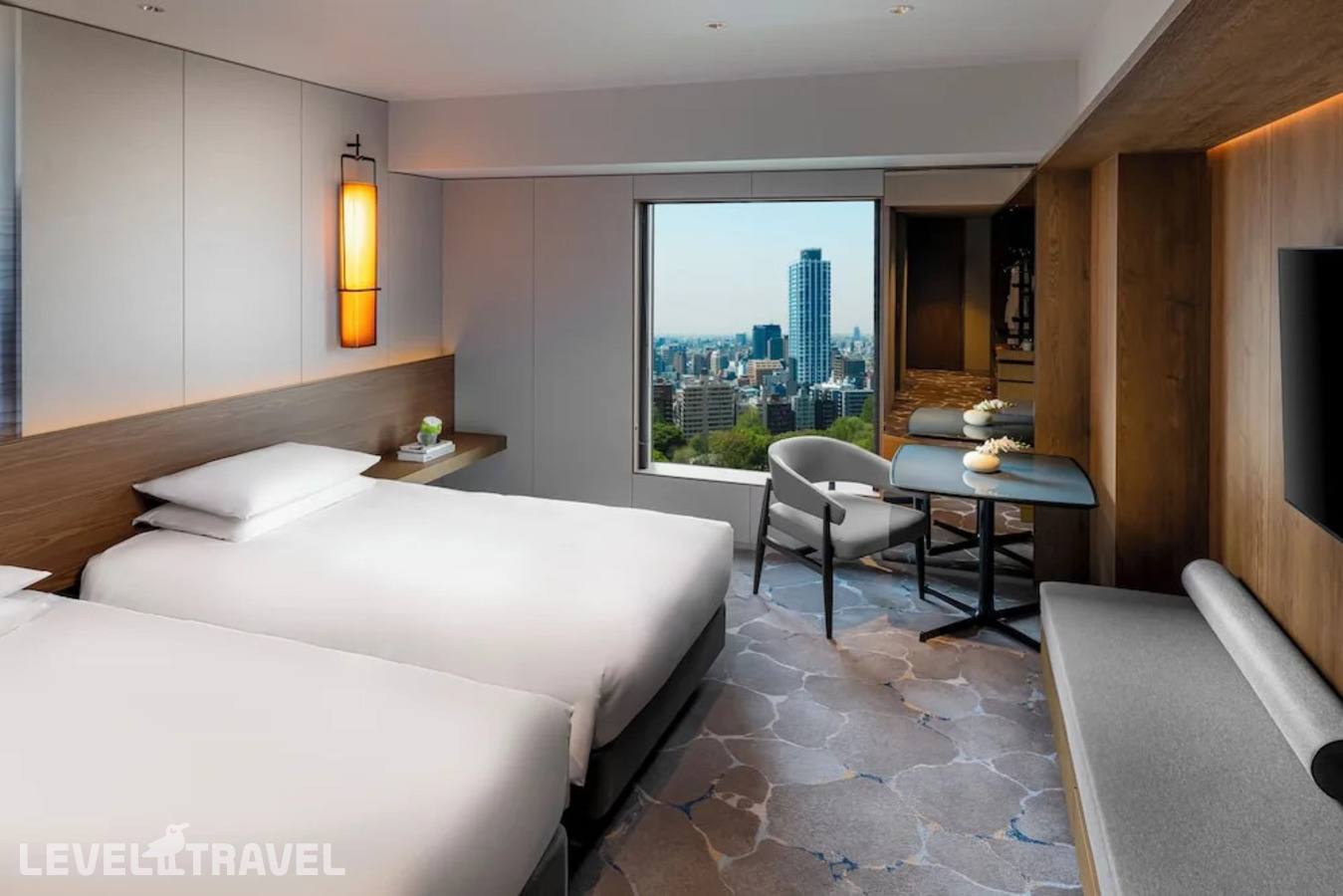фотографии номера Двухместный номер Deluxe с видом на парк 2 отдельные кровати отеля Hyatt Regency Tokyo в Япония(Токио) - фото №4