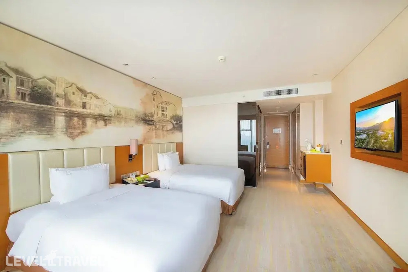 фотографии номера Улучшенный (две односпальные кровати) отеля Holiday Inn Guangzhou Science City, An Ihg Hotel в Китай(Гуанчжоу) - фото №3