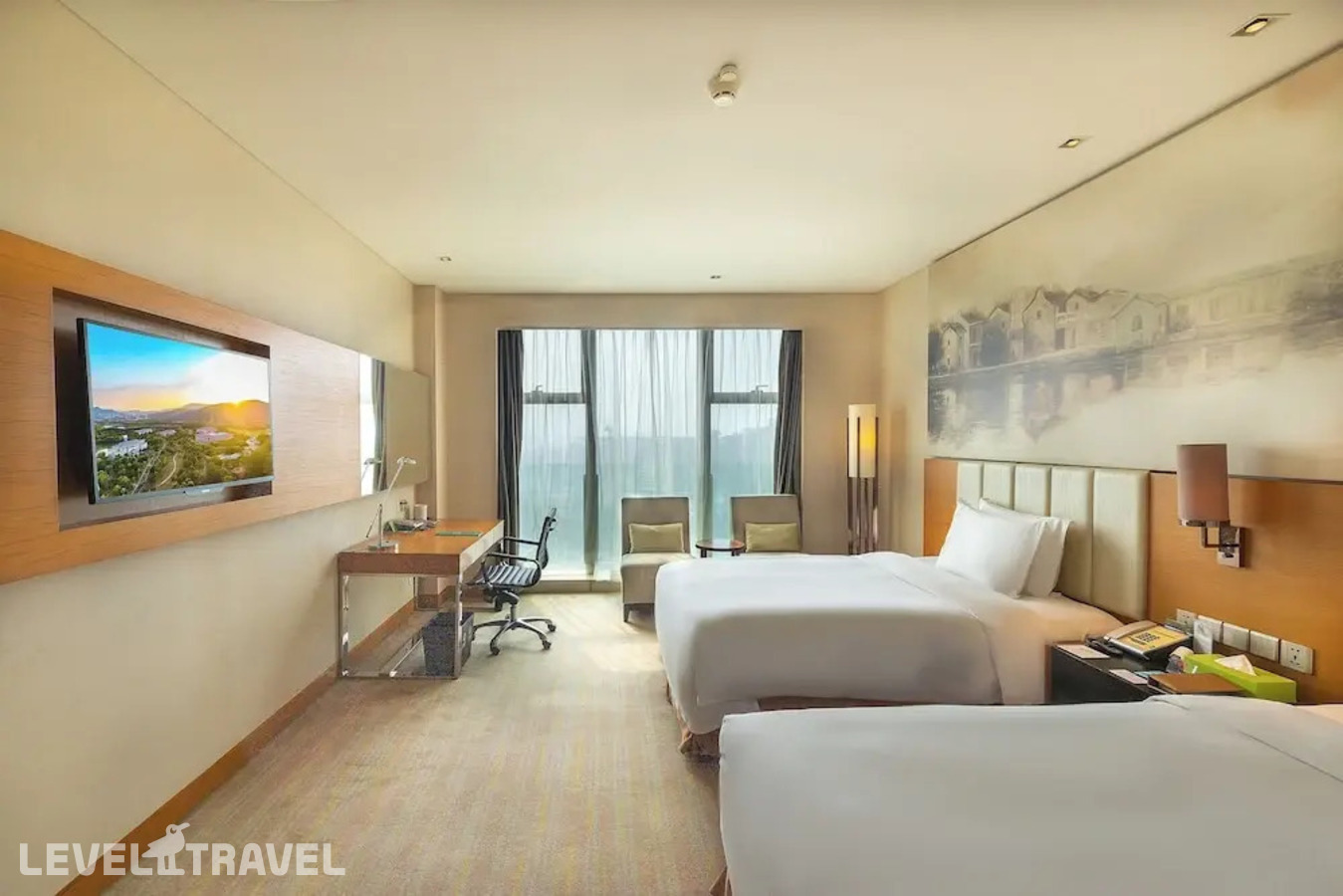 фотографии номера Улучшенный (две односпальные кровати) отеля Holiday Inn Guangzhou Science City, An Ihg Hotel в Китай(Гуанчжоу) - фото №2