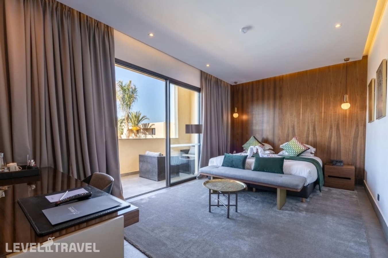 фотографии номера Двухместный люкс Terrace двуспальная кровать отеля Sirayane Boutique Hotel And Spa в Марокко(Марракеш) - фото №1