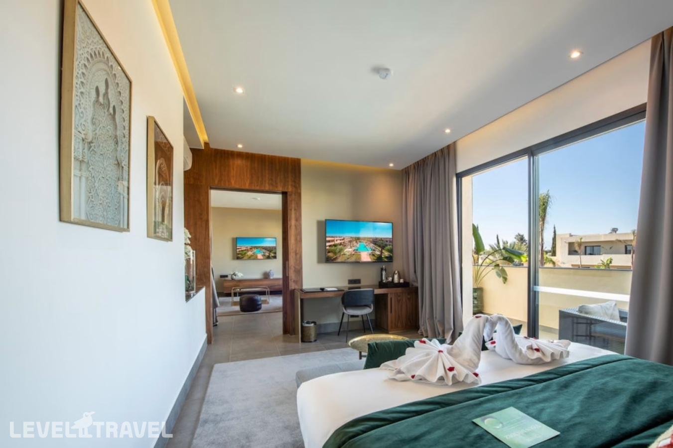фотографии номера Двухместный люкс Terrace двуспальная кровать отеля Sirayane Boutique Hotel And Spa в Марокко(Марракеш) - фото №2