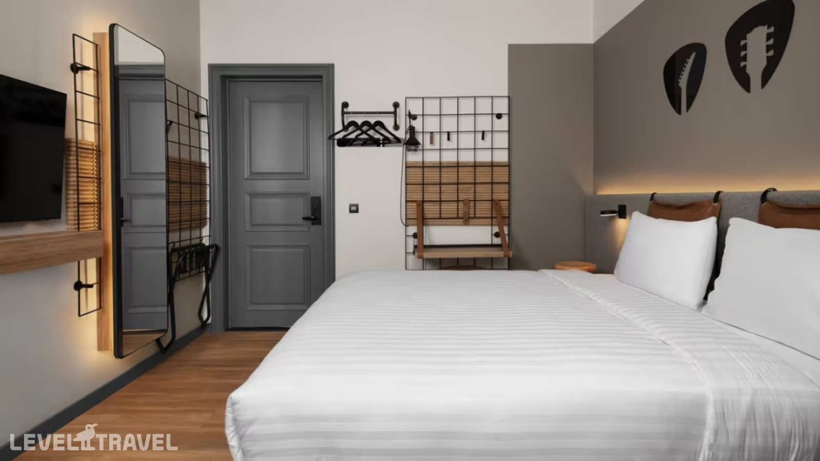 Двухместный номер Moxy двуспальная кровать — фото 3