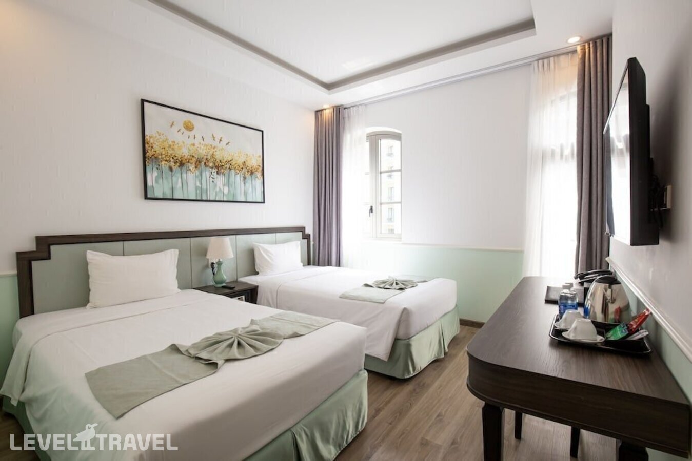 фотографии номера Делюкс (две односпальные кровати) отеля Paralia Khem Beach Phu Quoc Hotel в Вьетнам(Фукуок) - фото №3