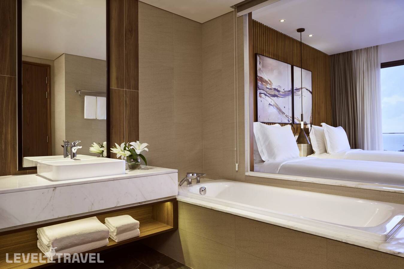 фотографии номера Студия (две односпальные кровати) отеля Mövenpick Villas & Residences Phu Quoc в Вьетнам(Фукуок) - фото №3