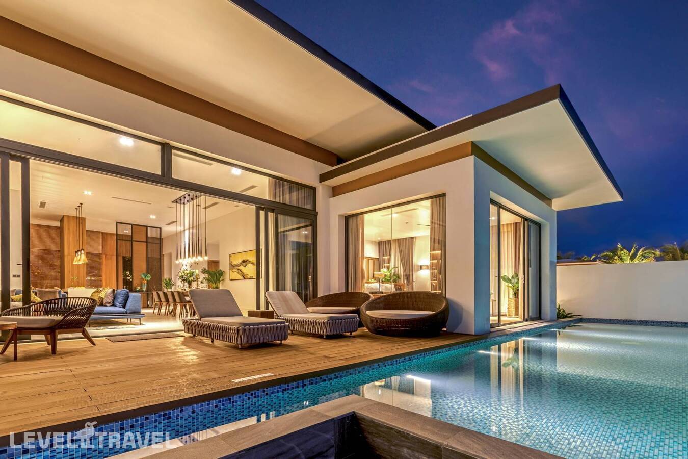 фотографии номера Вилла с видом на море (3 спальни)	 отеля Mövenpick Villas & Residences Phu Quoc в Вьетнам(Фукуок) - фото №7