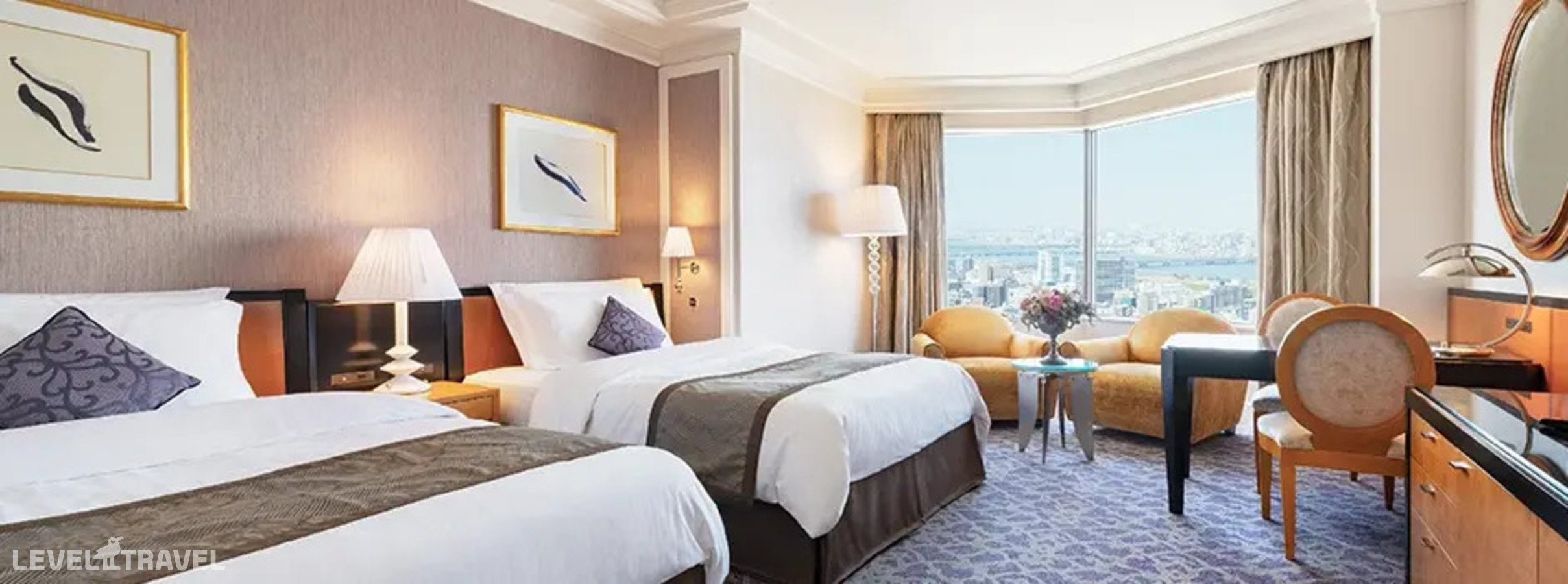 фотографии номера Улучшенный (две односпальные кровати) отеля Hotel Hankyu International в Япония(Осака) - фото №3