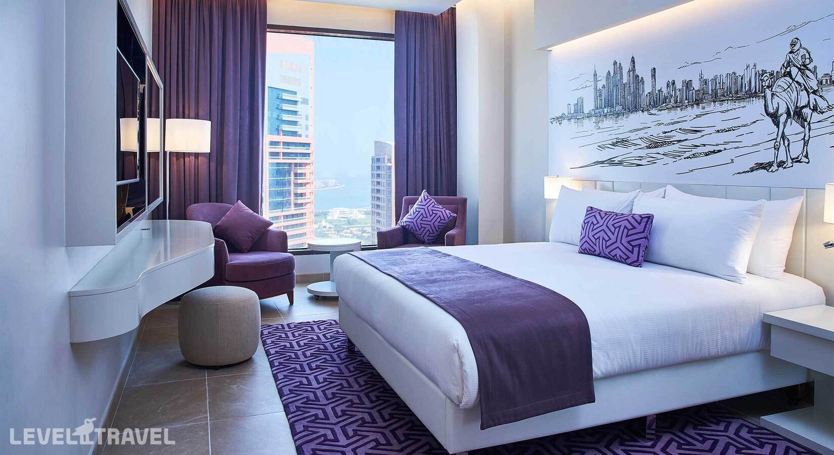 фотографии номера Люкс Престиж (2 спальни) отеля Mercure Hotels Suites Apartments (Ex. Mercure Dubai Barsha Heights) в ОАЭ(Дубай Джумейра) - фото №1