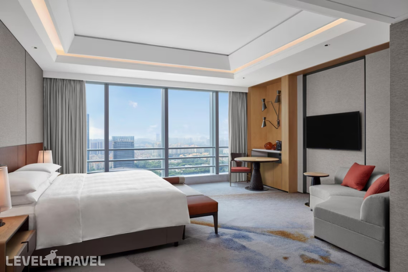 фотографии номера Двухместный номер Larger двуспальная кровать отеля Sheraton Guangzhou Panyu в Китай(Гуанчжоу) - фото №1