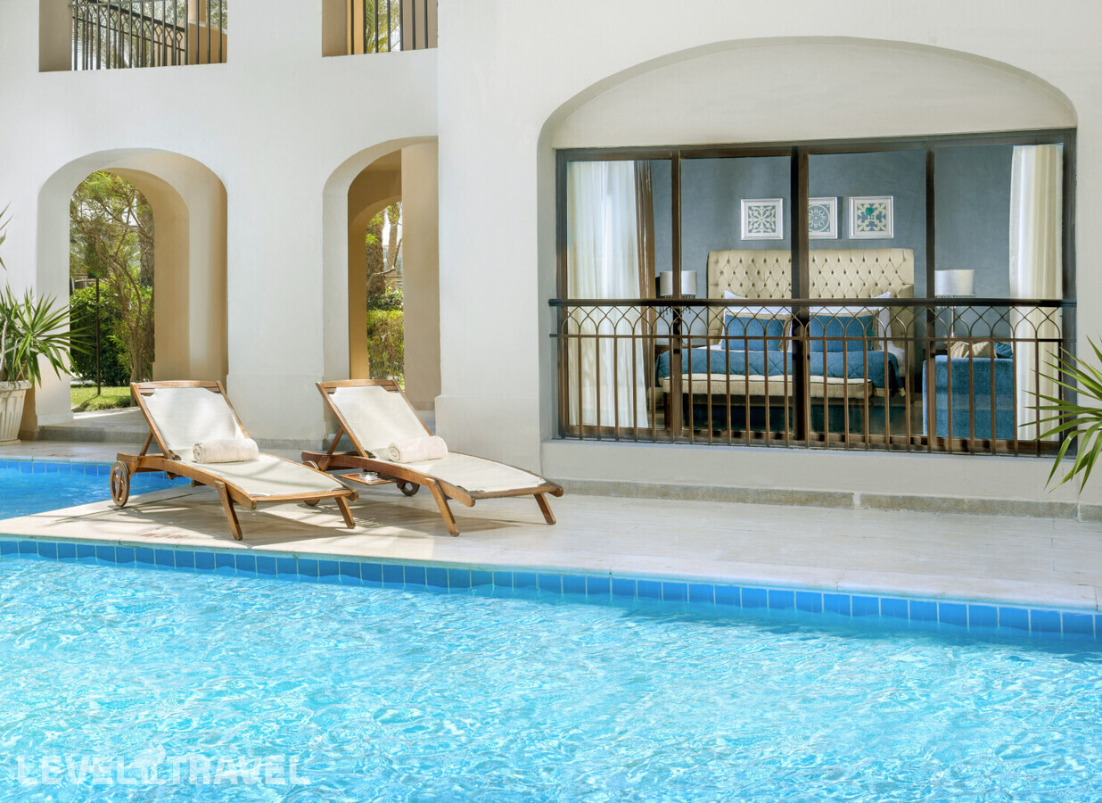 фотографии номера Люкс королевский с собственным бассейном отеля Jaz Aquamarine (Ex. Iberotel Aquamarine) в Египет(Хургада (город)) - фото №2