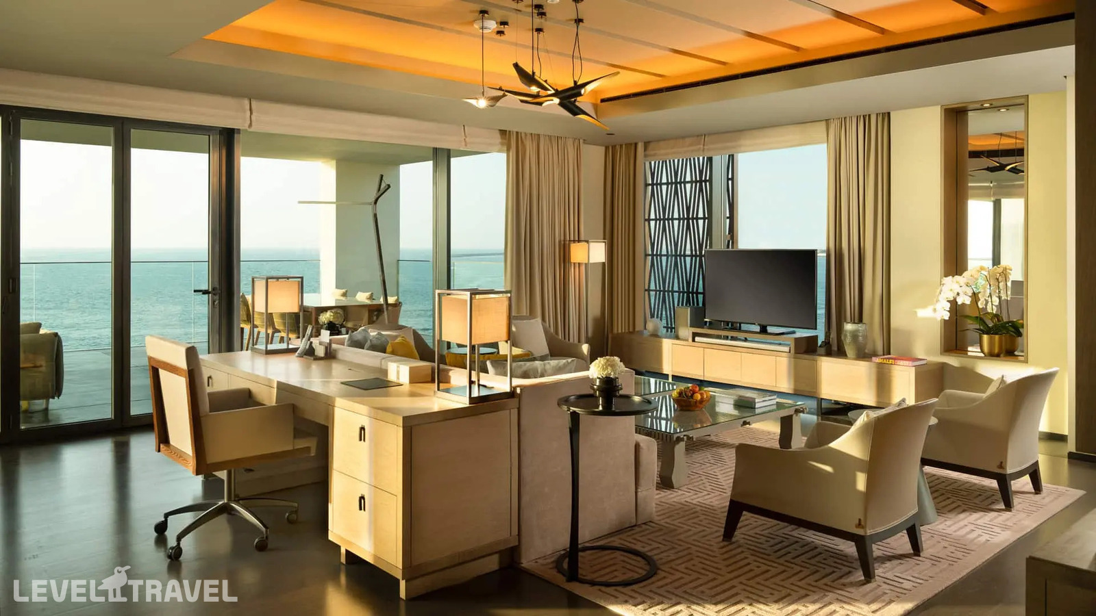 фотографии номера Люкс президентский с видом на море (3 спальни) отеля Banyan Tree Dubai (Ex. Caesars Palace Dubai) в ОАЭ(Дубай Марина) - фото №9
