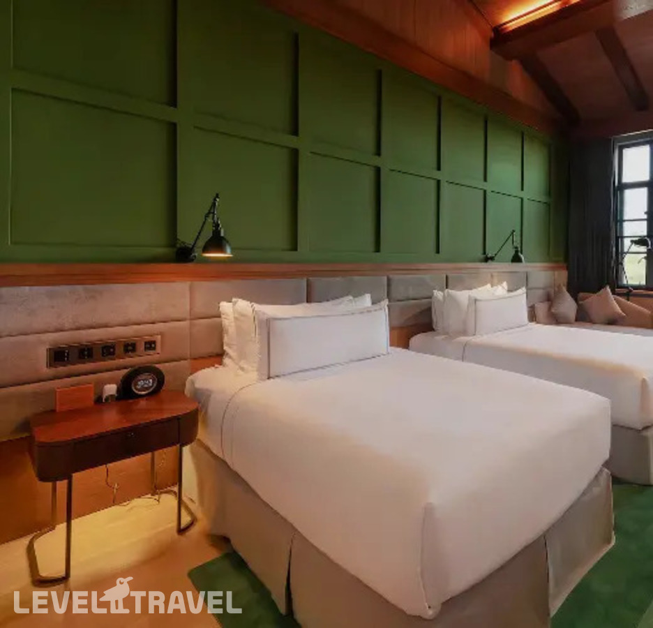 Двухместный номер семейный Deluxe двуспальная кровать — фото 1