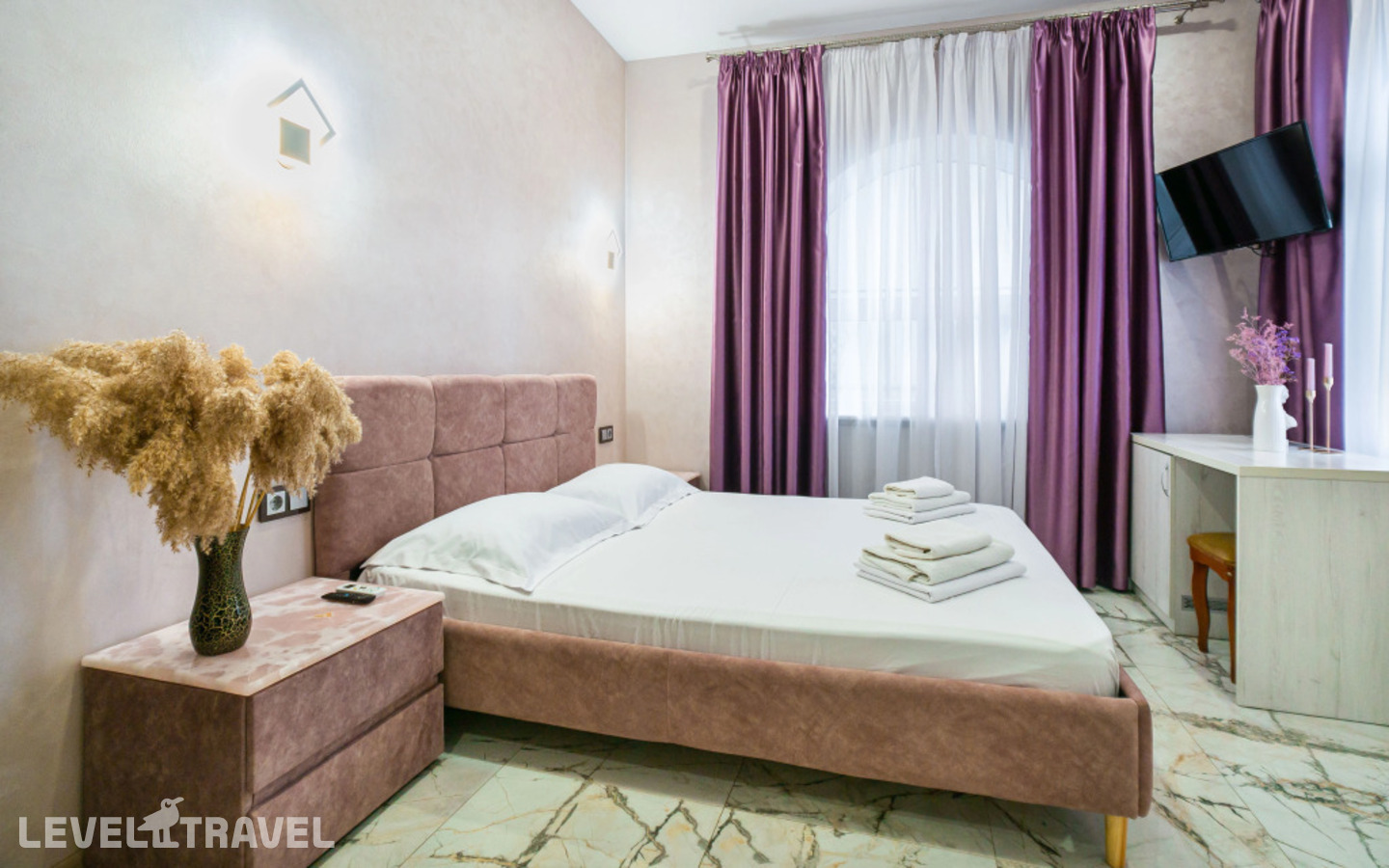 Двухместный номер Comfort с балконом и с красивым видом из окна двуспальная кровать — фото 4