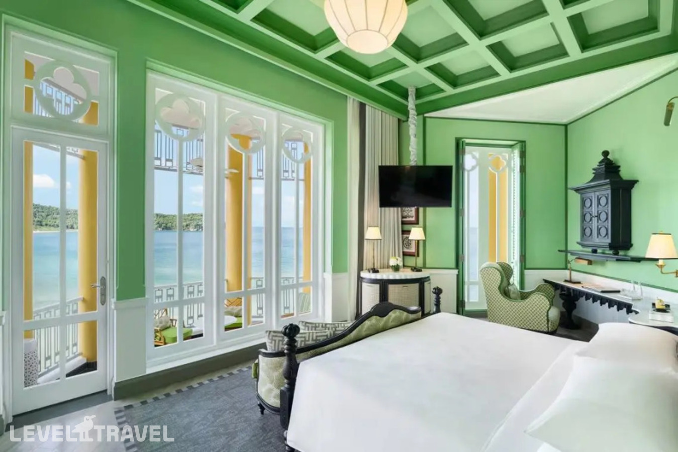 фотографии номера Делюкс с видом на океан отеля JW Marriott Phu Quoc Emerald Bay Resort & Spa в Вьетнам(Фукуок) - фото №3