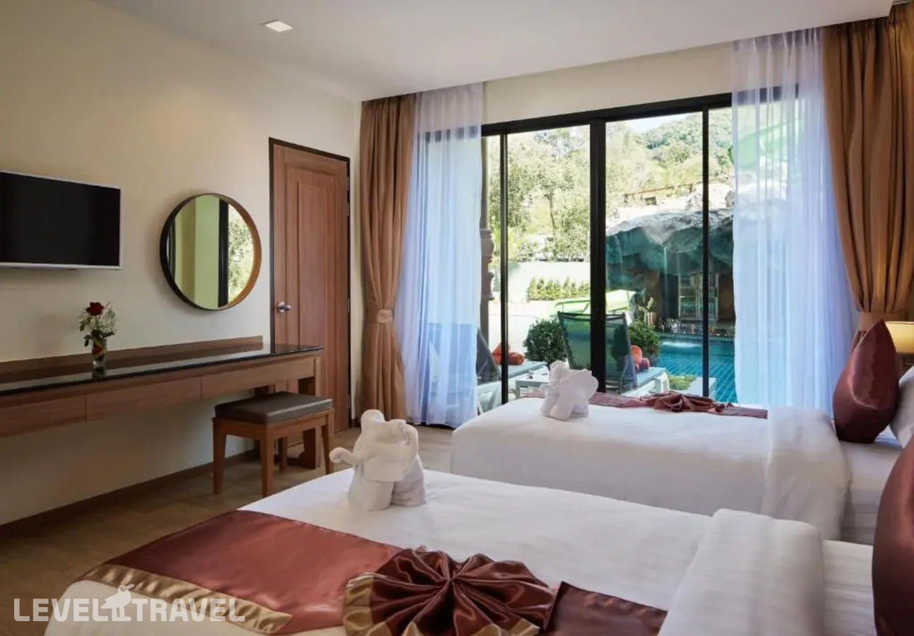 фотографии номера Двухместный номер Pool Access Deluxe двуспальная кровать отеля Ananta Burin Resort в Таиланд(Ао Нанг) - фото №3