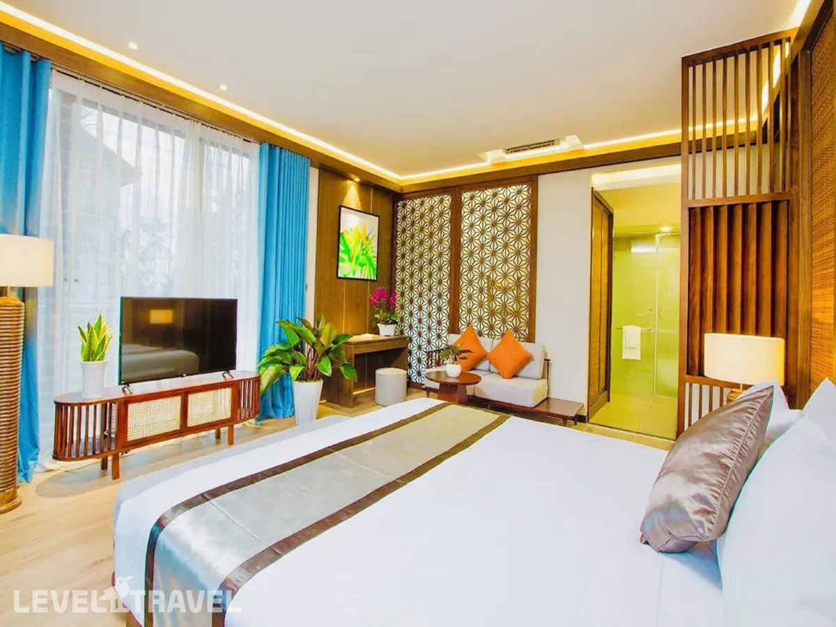 фотографии номера Вилла с бассейном с 4 комнатами отеля Sonaga Beach Resort & Villas Phu Quoc в Вьетнам(Фукуок) - фото №5