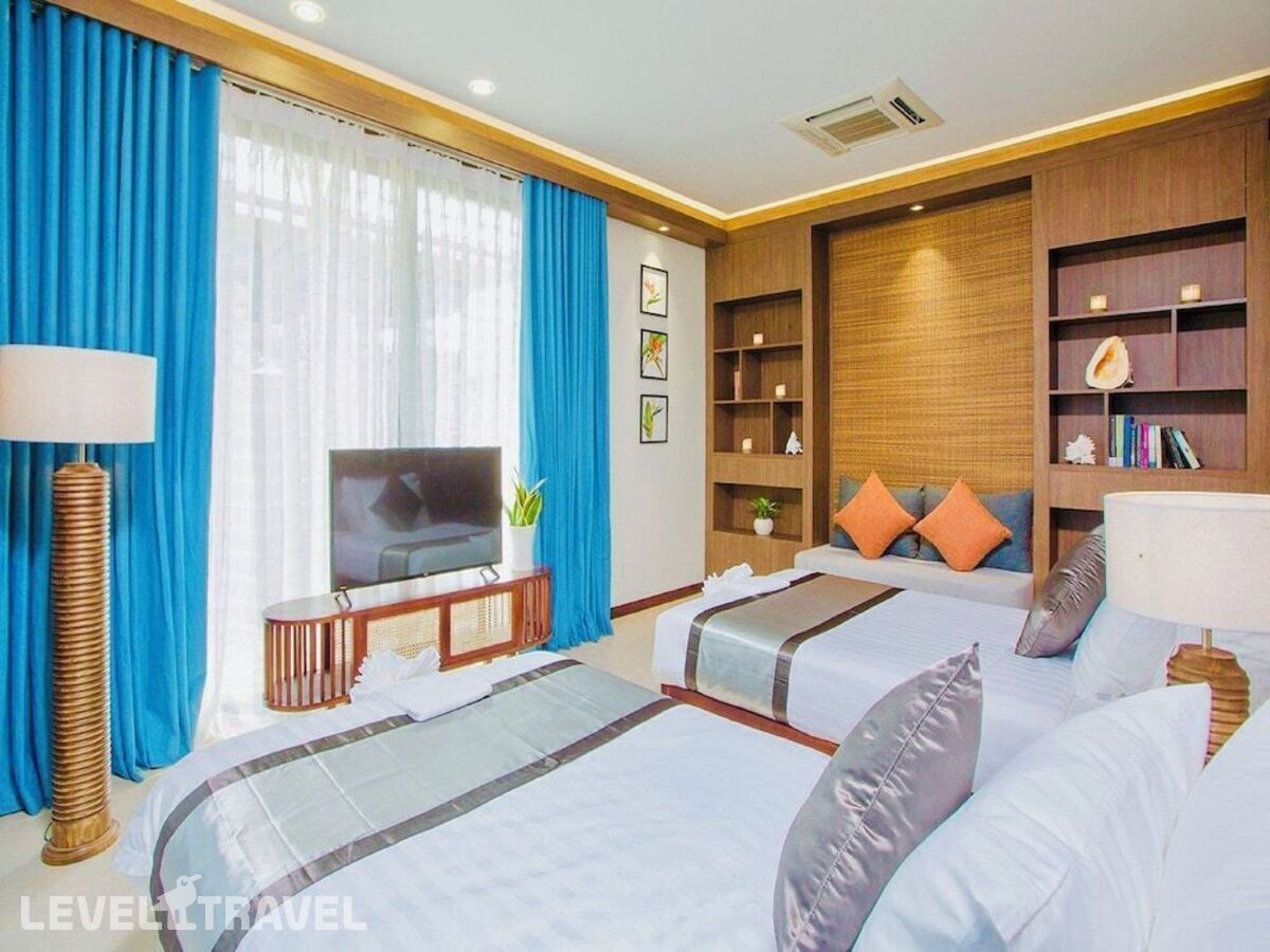 фотографии номера Вилла с бассейном с 4 комнатами отеля Sonaga Beach Resort & Villas Phu Quoc в Вьетнам(Фукуок) - фото №8