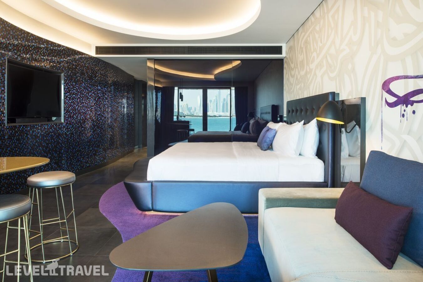 фотографии номера Люкс Cozy (2 спальни) отеля W Dubai The Palm Hotel в ОАЭ(Дубай Пальма) - фото №3