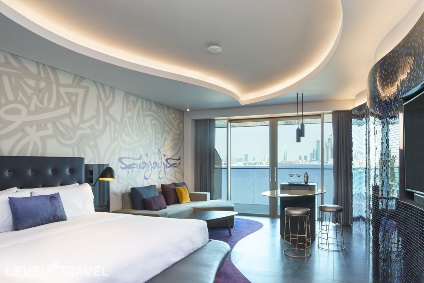 фотографии номера Люкс Cozy (2 спальни) отеля W Dubai The Palm Hotel в ОАЭ(Дубай Пальма) - фото №2