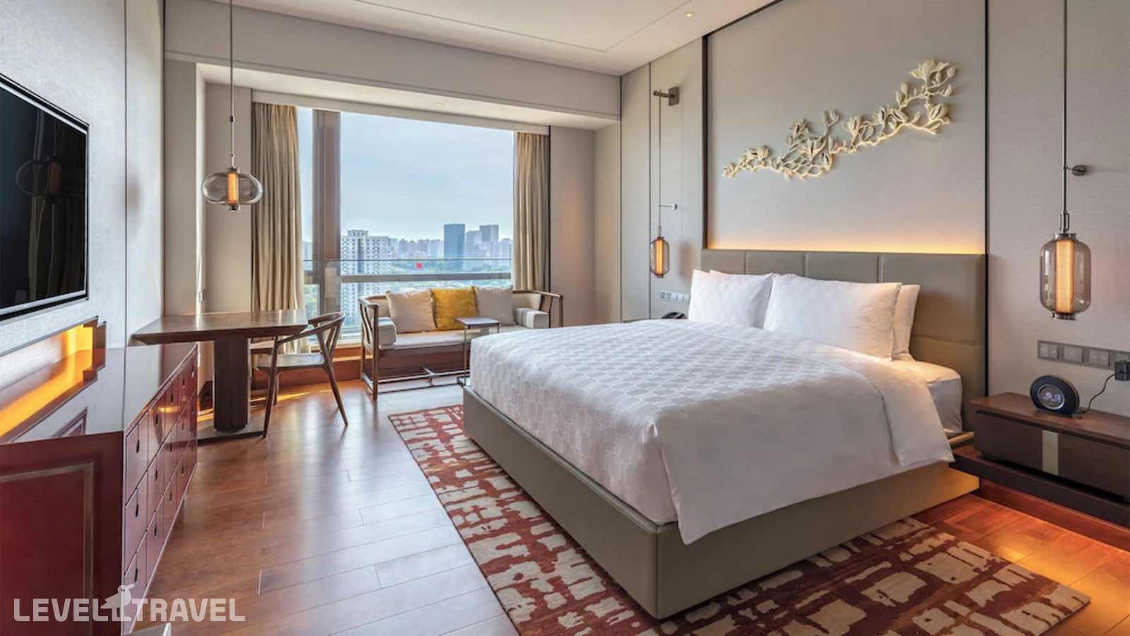фотографии номера Стандартный с видом на сад отеля Hualuxe Beijing Xinan, An Ihg Hotel в Китай(Пекин) - фото №1
