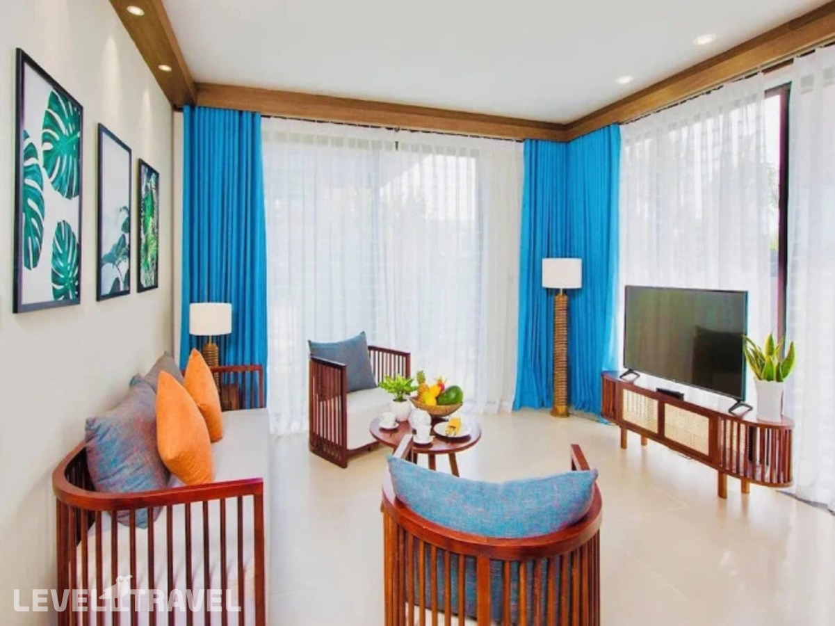 фотографии номера Вилла с бассейном с 3 комнатами рядом с пляжем отеля Sonaga Beach Resort & Villas Phu Quoc в Вьетнам(Фукуок) - фото №3