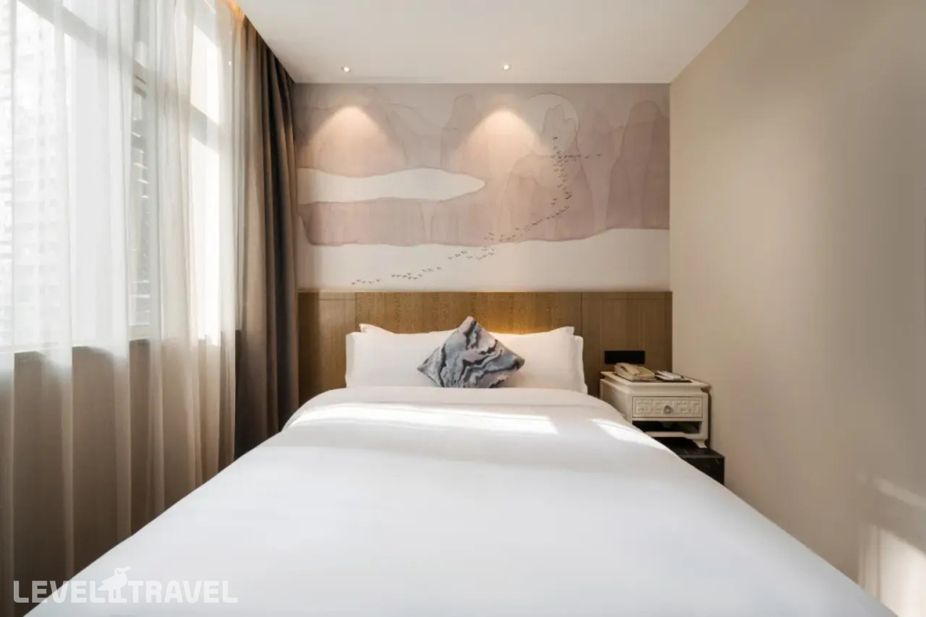 фотографии номера Двухместный номер Special двуспальная кровать отеля Paco Hotel - Guangzhou Tianpingjia Metro Branch в Китай(Гуанчжоу) - фото №1