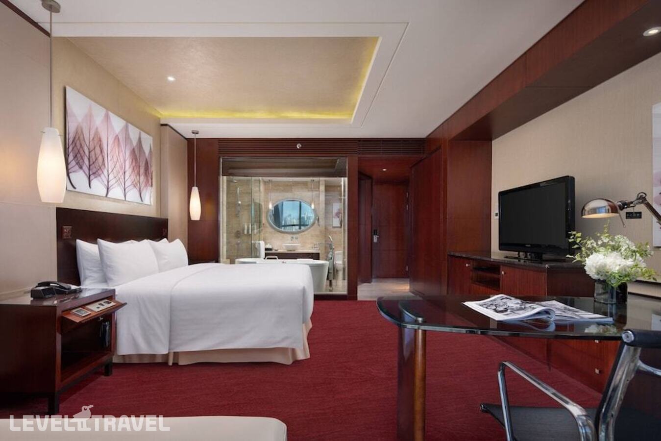 фотографии номера Делюкс с видом на город отеля Beijing Marriott Hotel Northeast в Китай(Пекин) - фото №4