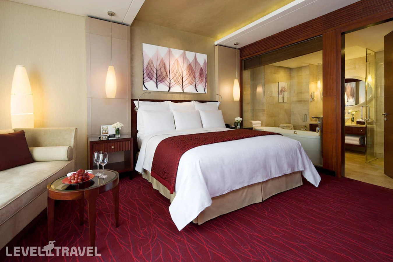 фотографии номера Делюкс с видом на город отеля Beijing Marriott Hotel Northeast в Китай(Пекин) - фото №1