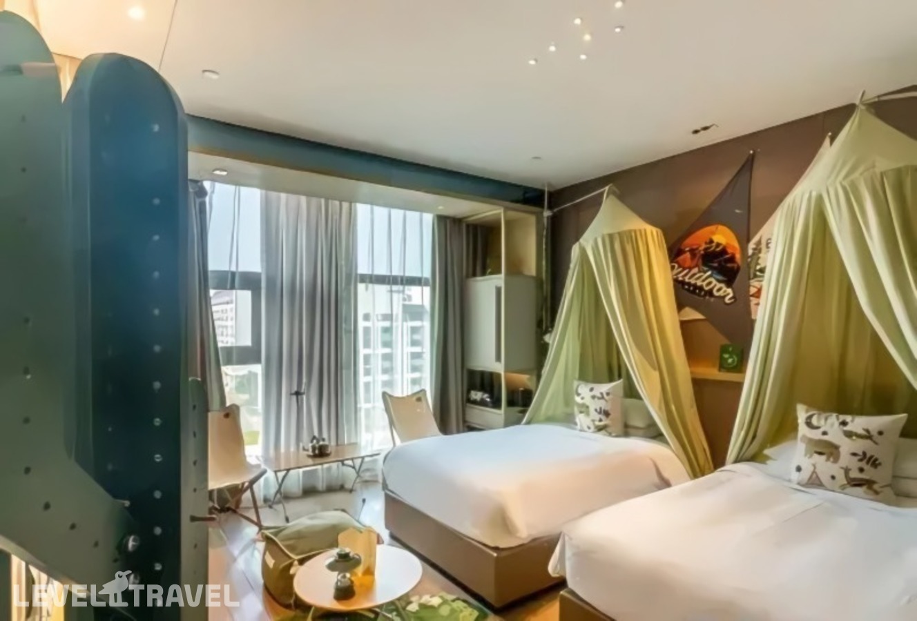 фотографии номера Роскошный номер (две односпальные кровати) отеля Novotel Shanghai Clover в Китай(Шанхай) - фото №1